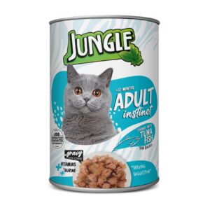 Jungle Adult Can Cat Wet Food Tuna Fish 415gm