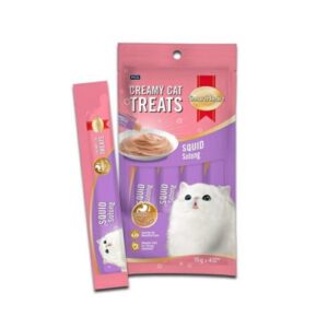 Smart Heart Creamy Cat Treats Squid (15gx4pcs)