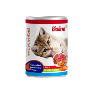 Bioline Cat Can Food Beef & Vegetables Recipe