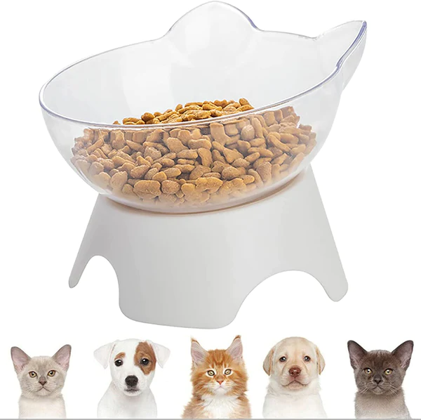 Cat Face Shape Food Bowl - Pet Zone BD