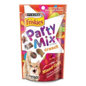 Purina Friskies Party Mix Cat Treat Mixed Grill 60gm