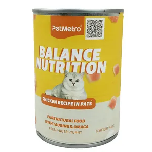 Pet Metro Cat Can Food Chicken Recipe In Pate 430gm