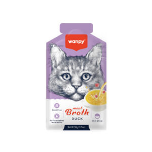 Wanpy Cat Pouch Meat Broth Duck 50gm