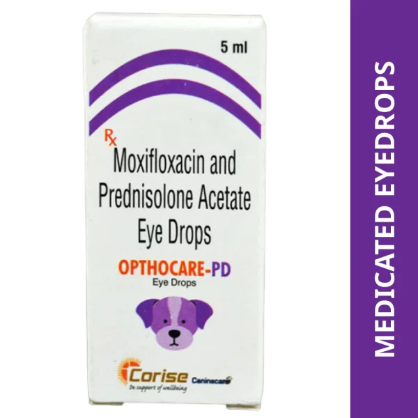 Corise Opthocare PD (Moxifloxacin Prednisolone) Eye Drops for Dogs and Cats