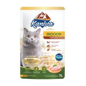 Kaniva Wet Cat Food Indoor Chicken in Jelly