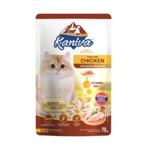 Kaniva Wet Cat Food Tuna and Chicken in Jelly 