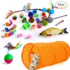 Kitten Cat Toy Set with Tunnel