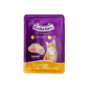 Cuties Catz Pouch Food Chicken Flavour