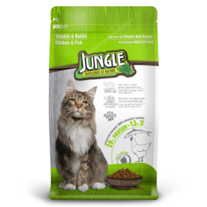 Jungle Adult Dry Cat Food Chicken And Fish 1.5kg