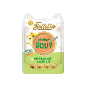 Bellotta Creamy Soup wet cat food Tuna Extract Mix Tri Colour Veggies 40gm