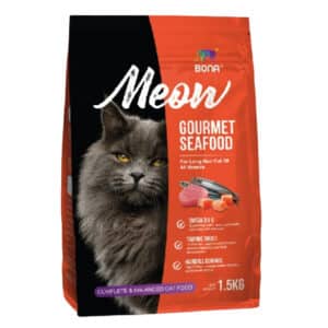 Bona Meow Dry Cat Food Gourmet Seafood 1.5kg