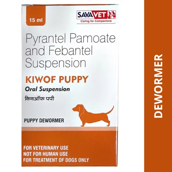 Kiwof Puppy Deworming Syrup Suspension