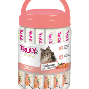 Truly Cat Treat Salmon And Cranberry in jars 30Pcs