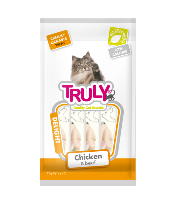 Truly Cat Treats Chicken And Beef