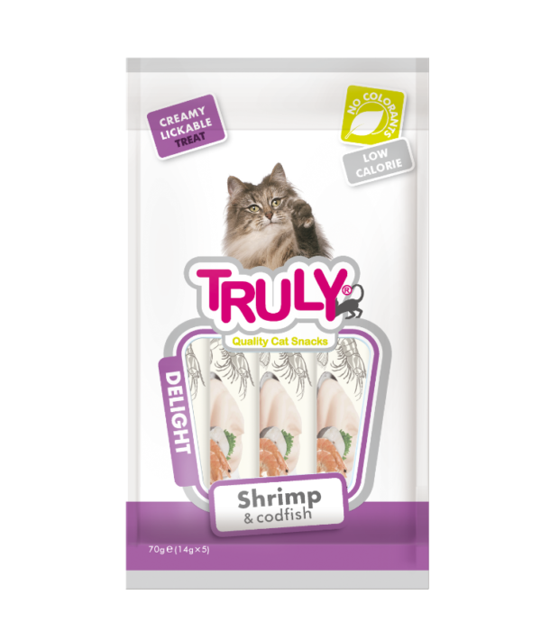 Truly Cat Treats Shrimp And Codfish