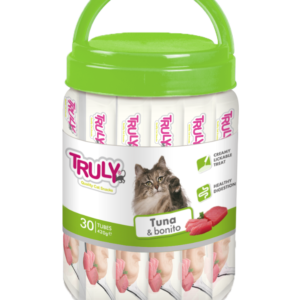 Truly Creamy Lickable Cat Treat Tuna And Bonito in jars 30Pcs