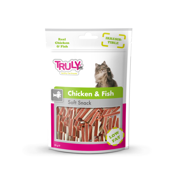 Truly Soft Snacks Cat Treat Chicken And Fish