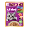 Whiskas Pouch Tasty Mix Gravy Chicken, Salmon & Wakame Seaweed 70gm