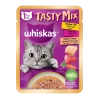 Whiskas Pouch Tasty Mix Gravy Chicken Tuna Carrots Cat Food 70gm