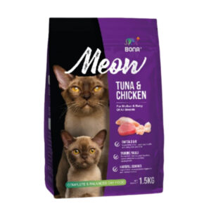 Bona Meow Dry Cat Food Chicken And Tuna