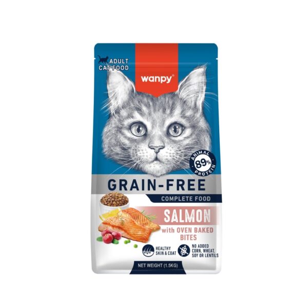 Wanpy Grain Free Cat Food Adult Salmon