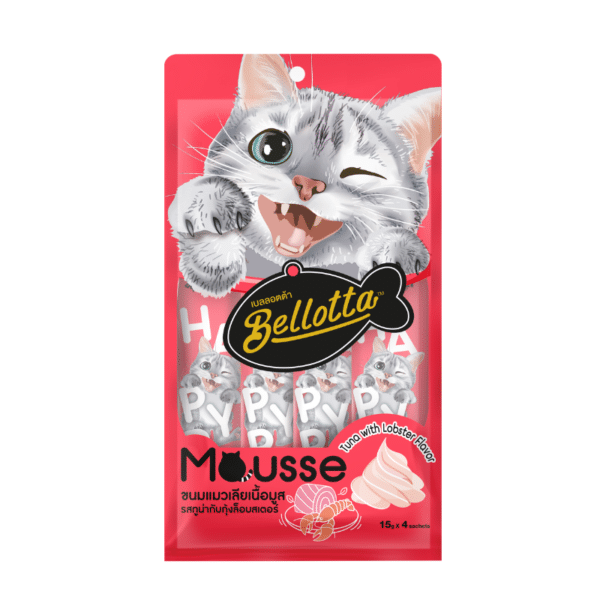 Bellotta Mousse Cat Treats Tuna and Lobster Flavor