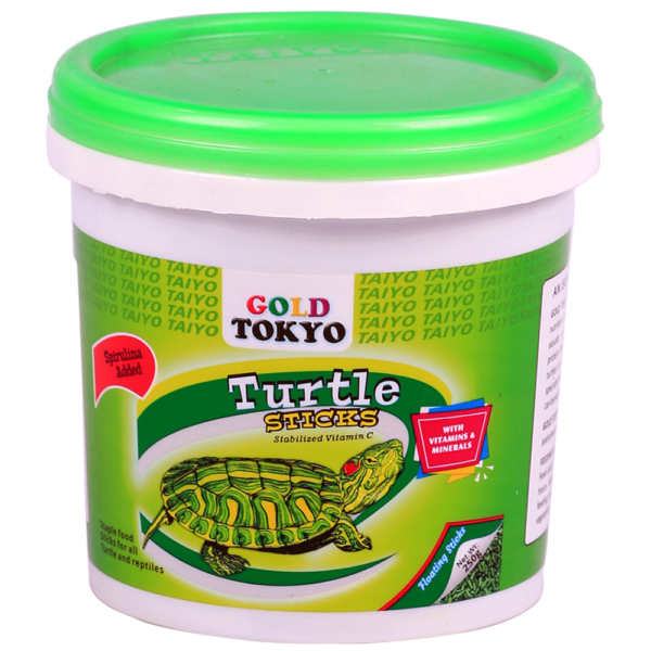 Gold Tokyo Turtle Food Container 45g