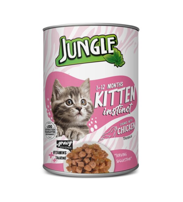 Jungle Kitten Can Chicken 400gm