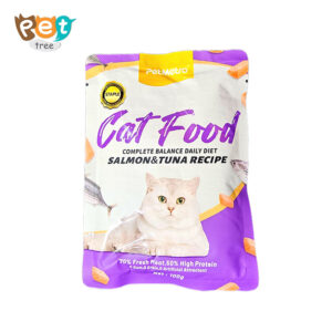 Pet Metro Pouch Wet Cat Food Salmon And Tuna Recipe