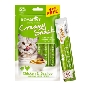 Royalist Cat Treats Creamy Snack Chicken And Scallop