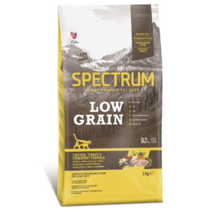 Spectrum Low Grain Adult Cat Food Chicken Turkey And Cranberry