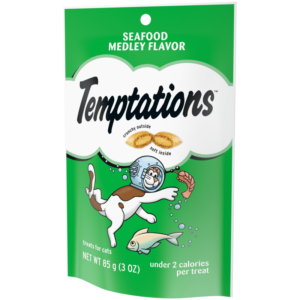 Temptations Classic Adult Cat Treats Seafood Medley 75GM