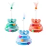 4-Layer Rotatable Tower Track Cat Toy