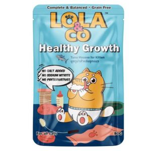 Lola & Co HEALTHY GROWTH Pouch Tuna Mousse For Kittens 80gm