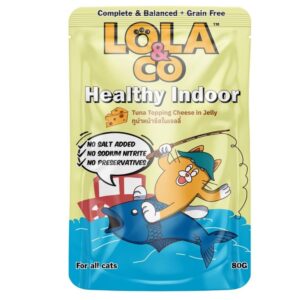 Lola & Co HEALTHY INDOOR Pouch Tuna Topping Cheese In Jelly