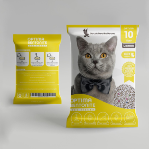 Optima Bentonite Cat Litter Lemon