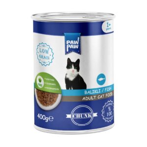 Paw Paw Adult Canned Cat Food Fish 400g