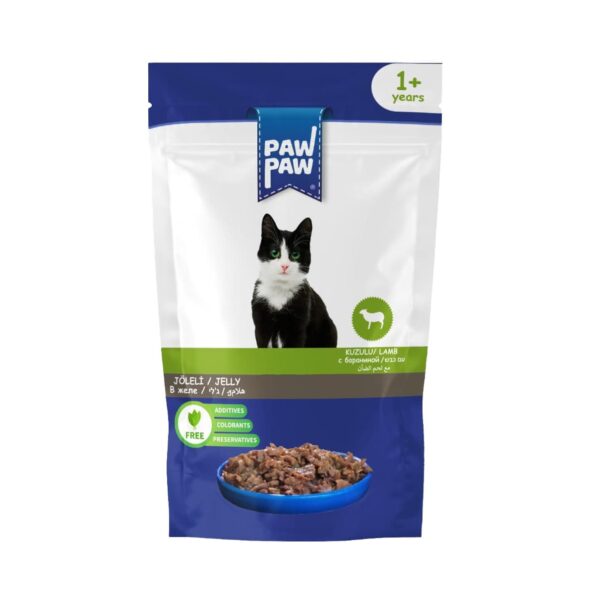 Paw Paw Adult Cat Pouch Lamb In Jelly 85g