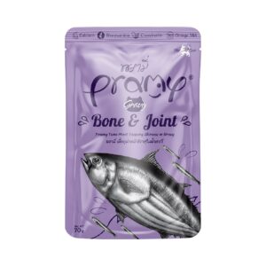 Pramy Cat Pouch Bone & Joint Tuna Meat Topping Shirashu In Gravy 70gm