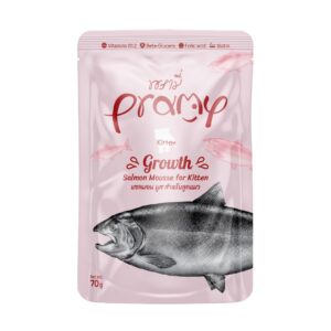 Pramy Cat Pouch Growth Salmon Mousse For Kitten 70gm