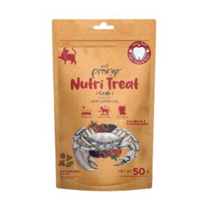 Pramy Nutri Dry Cat Treat Crab Flavor 50gm