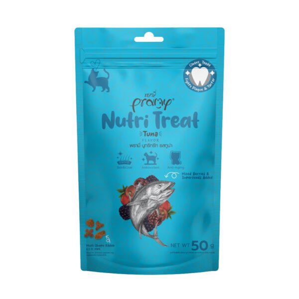 Pramy Nutri Dry Cat treat Tuna Flavor 50gm