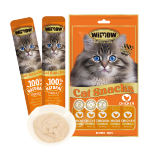 Wimow Cat Snacks Chicken (5×15g)