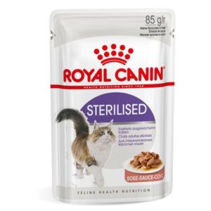 Royal Canin Wet Food Pouch Sterilised in Gravy 85g