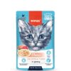 Wanpy Kittten Cat Pouch Stew Salmon and Tuna in Gravy 70g